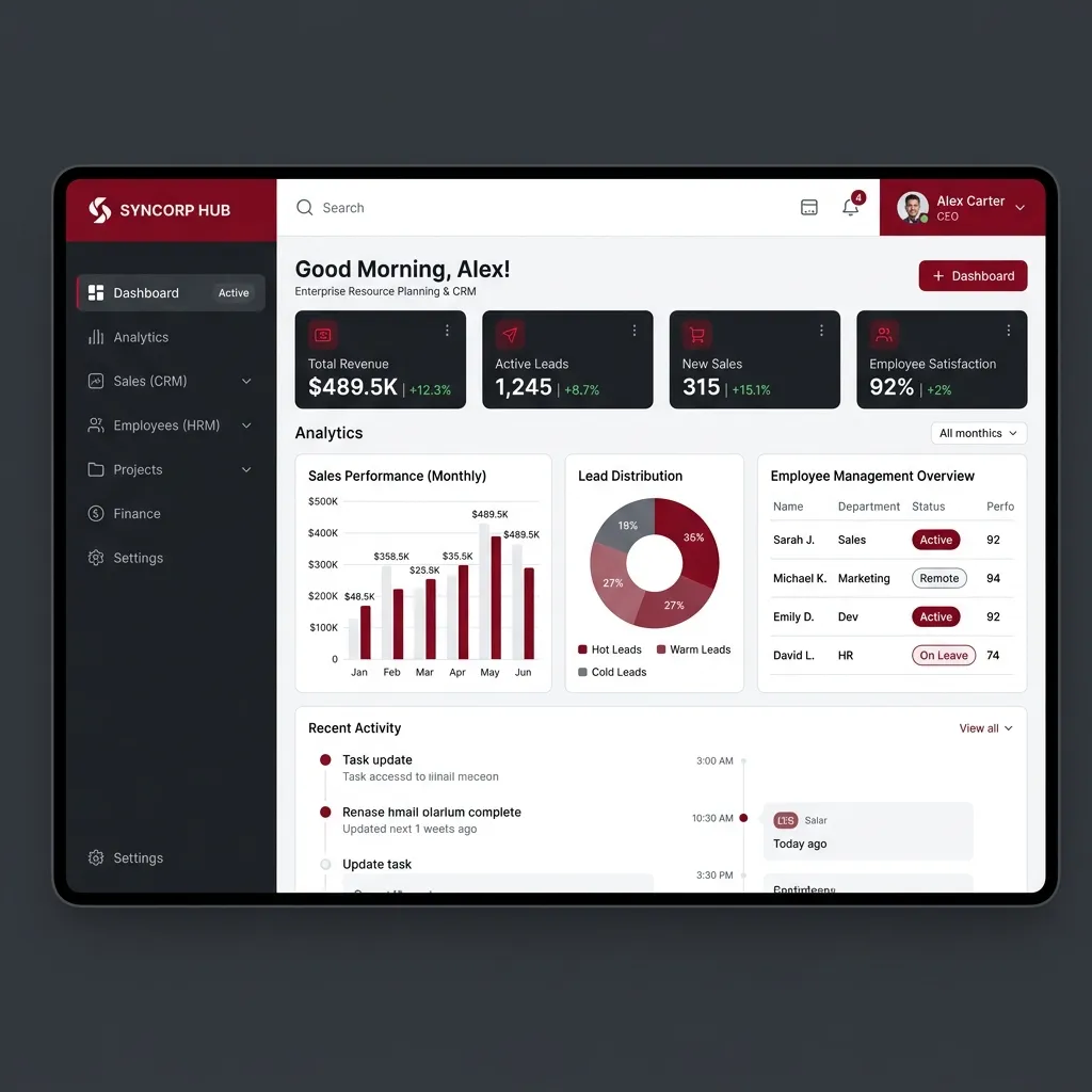 Building Corporate Systems That Scale: Custom ERPs & CRMs